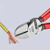 KNIPEX 70 01 160 SB Diagonal Cutter plastic coated black atramentized 160 mm (self-service card/blister)