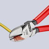 KNIPEX 70 01 160 SB Diagonal Cutter plastic coated black atramentized 160 mm (self-service card/blister)