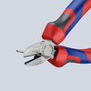 KNIPEX 70 02 125 SB Diagonal Cutter with comfort handles black atramentized 125 mm