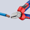 KNIPEX 70 02 125 SB Diagonal Cutter with comfort handles black atramentized 125 mm