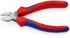 KNIPEX 70 02 140 Diagonal Cutter with multi-component grips black atramentized 140 mm