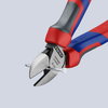 KNIPEX 70 02 160 SB Diagonal Cutter with comfort handles black atramentized 160 mm