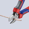 KNIPEX 70 02 160 SB Diagonal Cutter with comfort handles black atramentized 160 mm