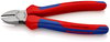 KNIPEX 70 02 180 Diagonal Cutter with multi-component grips black atramentized 180 mm