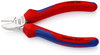 KNIPEX 70 05 140 Diagonal Cutter with multi-component grips chrome-plated 140 mm