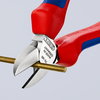 KNIPEX 70 05 140 Diagonal Cutter with multi-component grips chrome-plated 140 mm