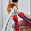 KNIPEX 70 05 160 Diagonal Cutter with multi-component grips chrome-plated 160 mm