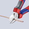 KNIPEX 70 05 160 SB Diagonal Cutter with comfort handles chrome-plated 160 mm
