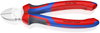 KNIPEX 70 05 180 Diagonal Cutter with comfort handles chrome-plated 180 mm
