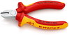 KNIPEX 70 06 125 Diagonal Cutter insulated with multi-component grips, VDE-tested chrome-plated 125 mm