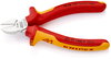 KNIPEX 70 06 140 SB Diagonal Cutter insulated with multi-component grips, VDE-tested chrome-plated 140 mm (self-service card/blister)