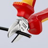 KNIPEX 70 06 140 Diagonal Cutter insulated with multi-component grips, VDE-tested chrome-plated 140 mm