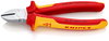 KNIPEX 70 06 180 Diagonal Cutter insulated with multi-component grips, VDE-tested chrome-plated 180 mm