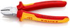 KNIPEX 70 06 180 Diagonal Cutter insulated with multi-component grips, VDE-tested chrome-plated 180 mm