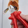 KNIPEX 70 07 160 Diagonal Cutter with dipped insulation, VDE-tested chrome-plated 160 mm