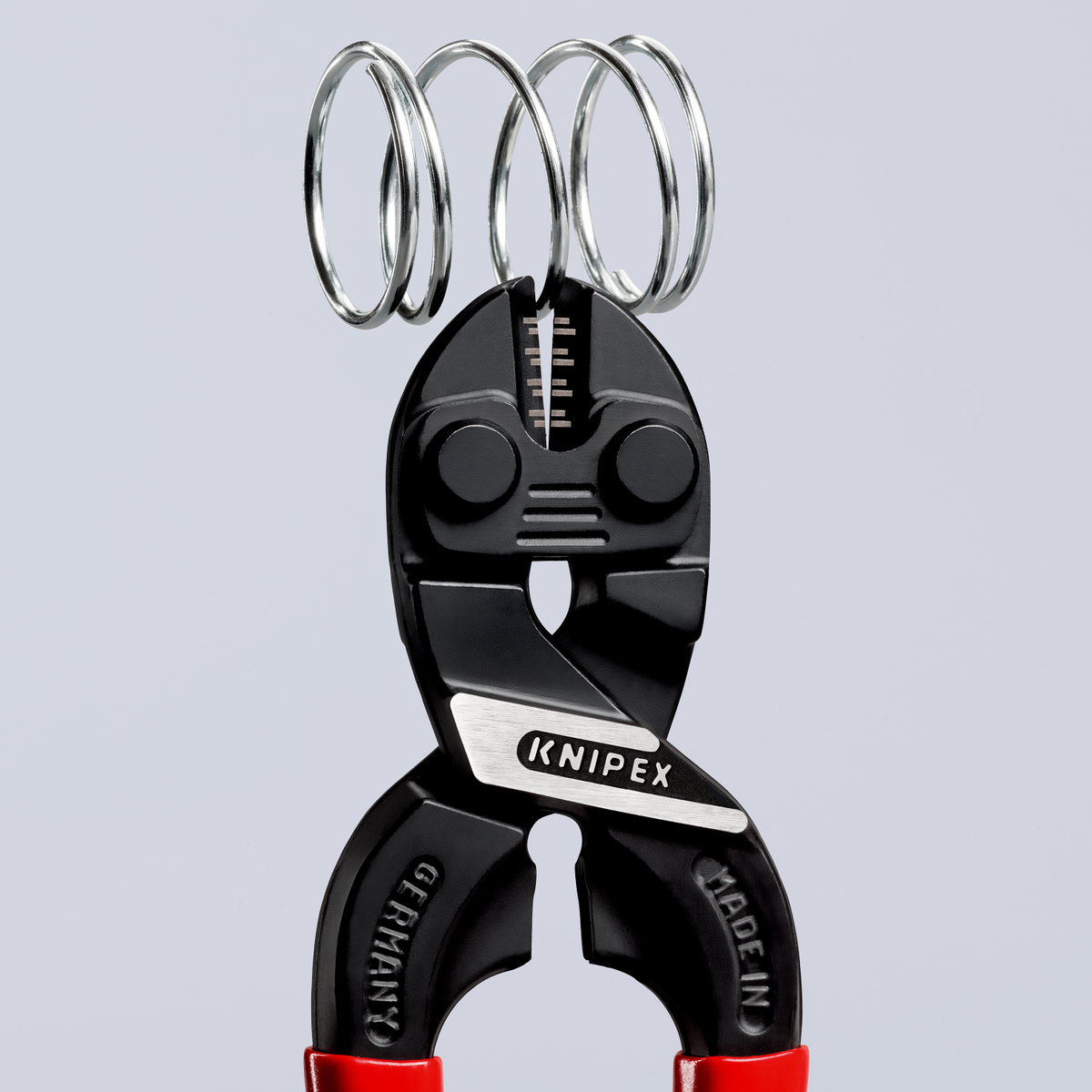KNIPEX 71 01 160 CoBolt® S Compact Bolt Cutters with plastic coating black atramentized 160 mm – Image 3 of 6