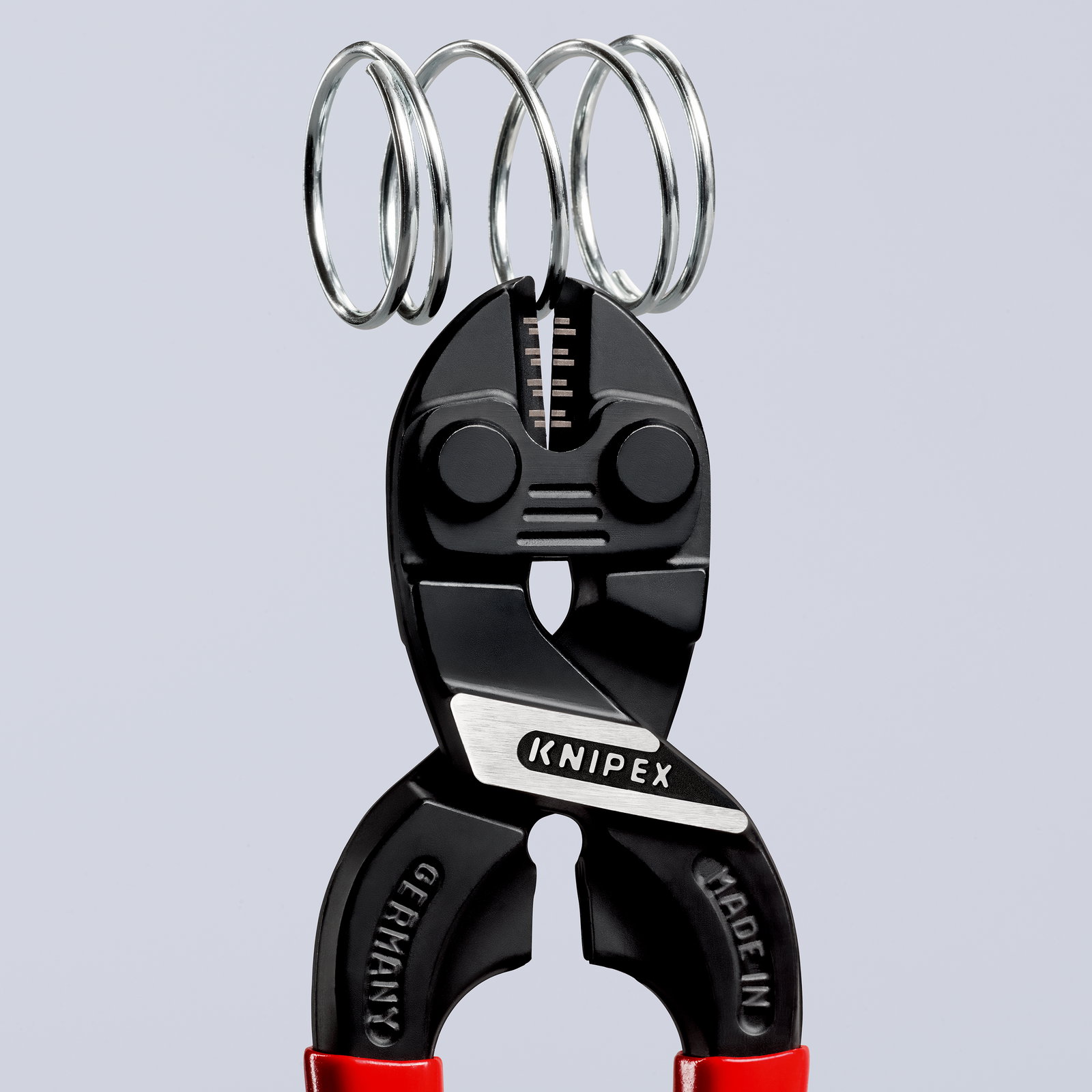 KNIPEX 71 01 160 CoBolt® S Compact Bolt Cutters with plastic coating black atramentized 160 mm – Image 3 of 6
