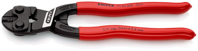 KNIPEX 71 01 200 SB CoBolt® Compact Bolt Cutter plastic coated black atramentized 200 mm (self-service card/blister)