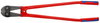 KNIPEX 71 72 910 Bolt Cutter with multi-component grips 910 mm