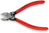 KNIPEX 72 01 140 Diagonal Cutters for plastics plastic coated 140 mm