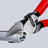KNIPEX 72 01 160 Diagonal Cutters for plastics plastic coated 160 mm
