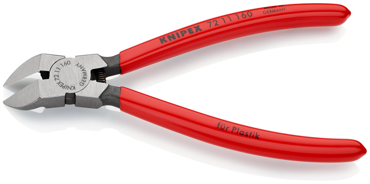KNIPEX 72 11 160 Diagonal Cutters for plastics with plastic coating 160 mm – Image 2 of 4