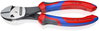KNIPEX 73 72 180 TwinForce® High Performance Diagonal Cutters with comfort handles black atramentized 180 mm