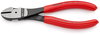 KNIPEX 74 01 160 High Leverage Diagonal Cutter plastic coated black atramentized 160 mm
