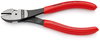 KNIPEX 74 01 160 High Leverage Diagonal Cutter plastic coated black atramentized 160 mm