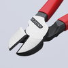 KNIPEX 74 01 200 SB High Leverage Diagonal Cutter with plastic coating black atramentized 200 mm
