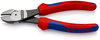 KNIPEX 74 02 180 High Leverage Diagonal Cutter with multi-component grips black atramentized 180 mm