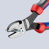 KNIPEX 74 02 180 SB High Leverage Diagonal Cutter with comfort handles black atramentized 180 mm