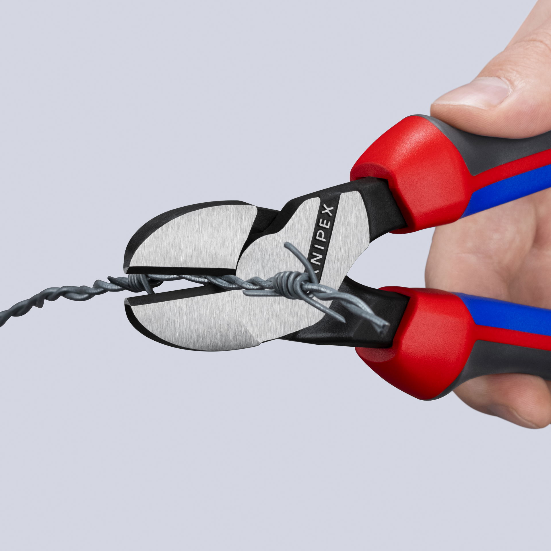 KNIPEX 74 02 250 High Leverage Diagonal Cutter with comfort handles black atramentized 250 mm – Image 4 of 6