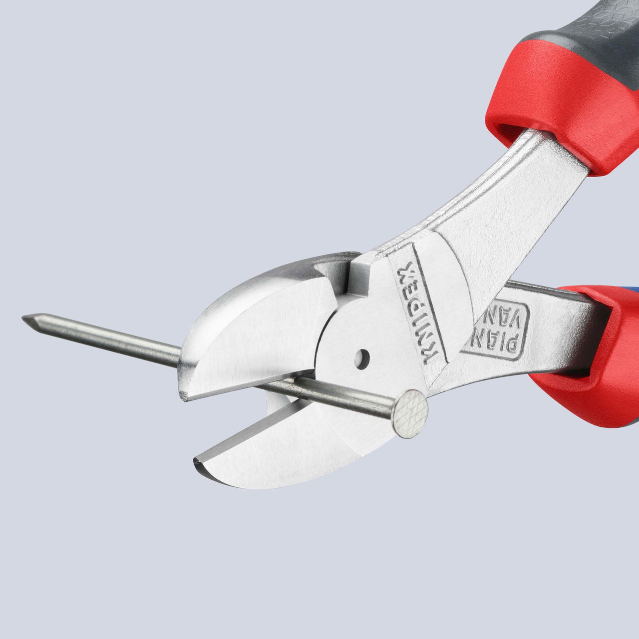KNIPEX 74 05 180 High Leverage Diagonal Cutter with comfort handles chrome-plated 180 mm – Image 2 of 5