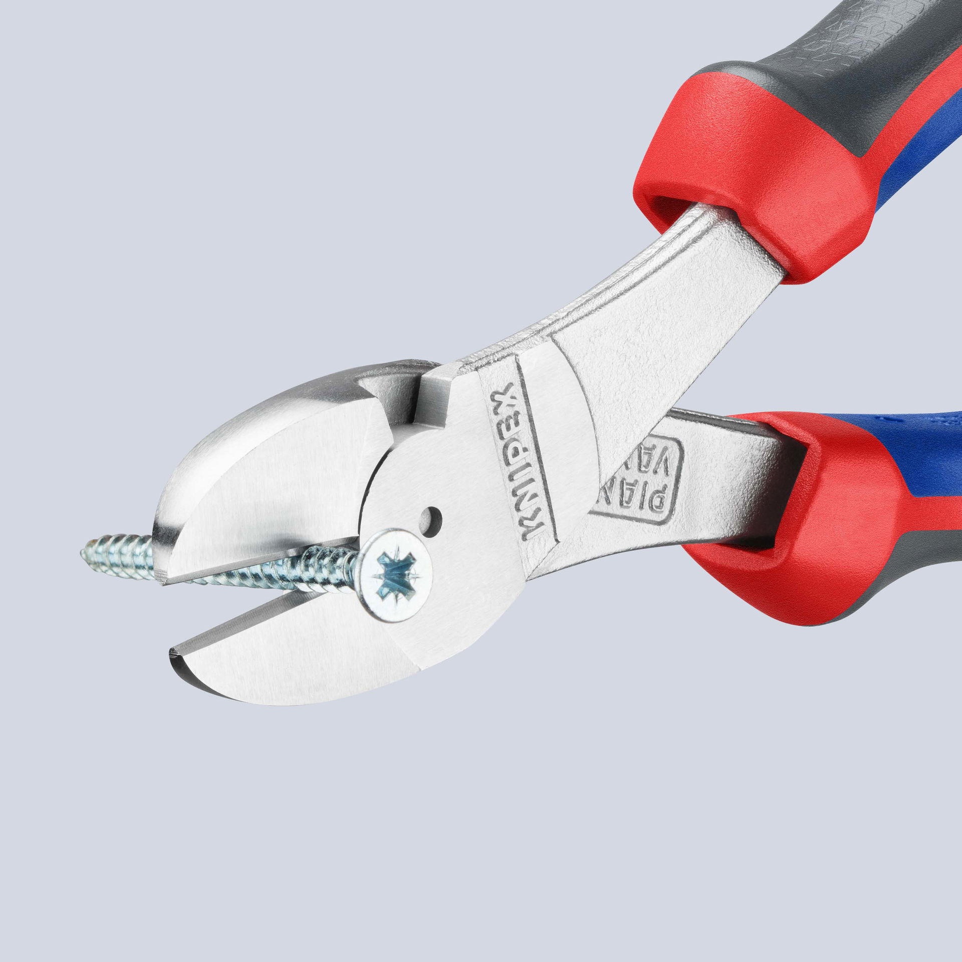 KNIPEX 74 05 180 High Leverage Diagonal Cutter with comfort handles chrome-plated 180 mm – Image 3 of 5