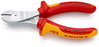 KNIPEX 74 06 160 High Leverage Diagonal Cutter insulated with multi-component grips, VDE-tested chrome-plated 160 mm
