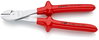 KNIPEX 74 07 250 High Leverage Diagonal Cutter with dipped insulation, VDE-tested chrome-plated 250 mm