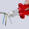 KNIPEX 74 07 250 High Leverage Diagonal Cutter with dipped insulation, VDE-tested chrome-plated 250 mm
