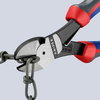 KNIPEX 74 12 180 High Leverage Diagonal Cutter with comfort handles black atramentized 180 mm