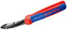 KNIPEX 74 22 200 High Leverage Diagonal Cutter with comfort handles black atramentized 200 mm
