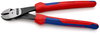 KNIPEX 74 22 250 High Leverage Diagonal Cutter with multi-component grips black atramentized 250 mm