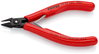 KNIPEX 75 22 125 Electronics Diagonal Cutter with plastic grips burnished 125 mm