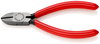 KNIPEX 76 01 125 Diagonal Cutter for electromechanics plastic coated black atramentized 125 mm