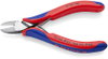 KNIPEX 77 02 130 Electronics Diagonal Cutter with multi-component grips 130 mm