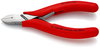 KNIPEX 77 11 115 Electronics Diagonal Cutter with non-slip plastic coating 115 mm