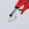 KNIPEX 77 11 115 Electronics Diagonal Cutter with non-slip plastic coating 115 mm