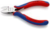 KNIPEX 77 22 130 Electronics Diagonal Cutter with multi-component grips 130 mm