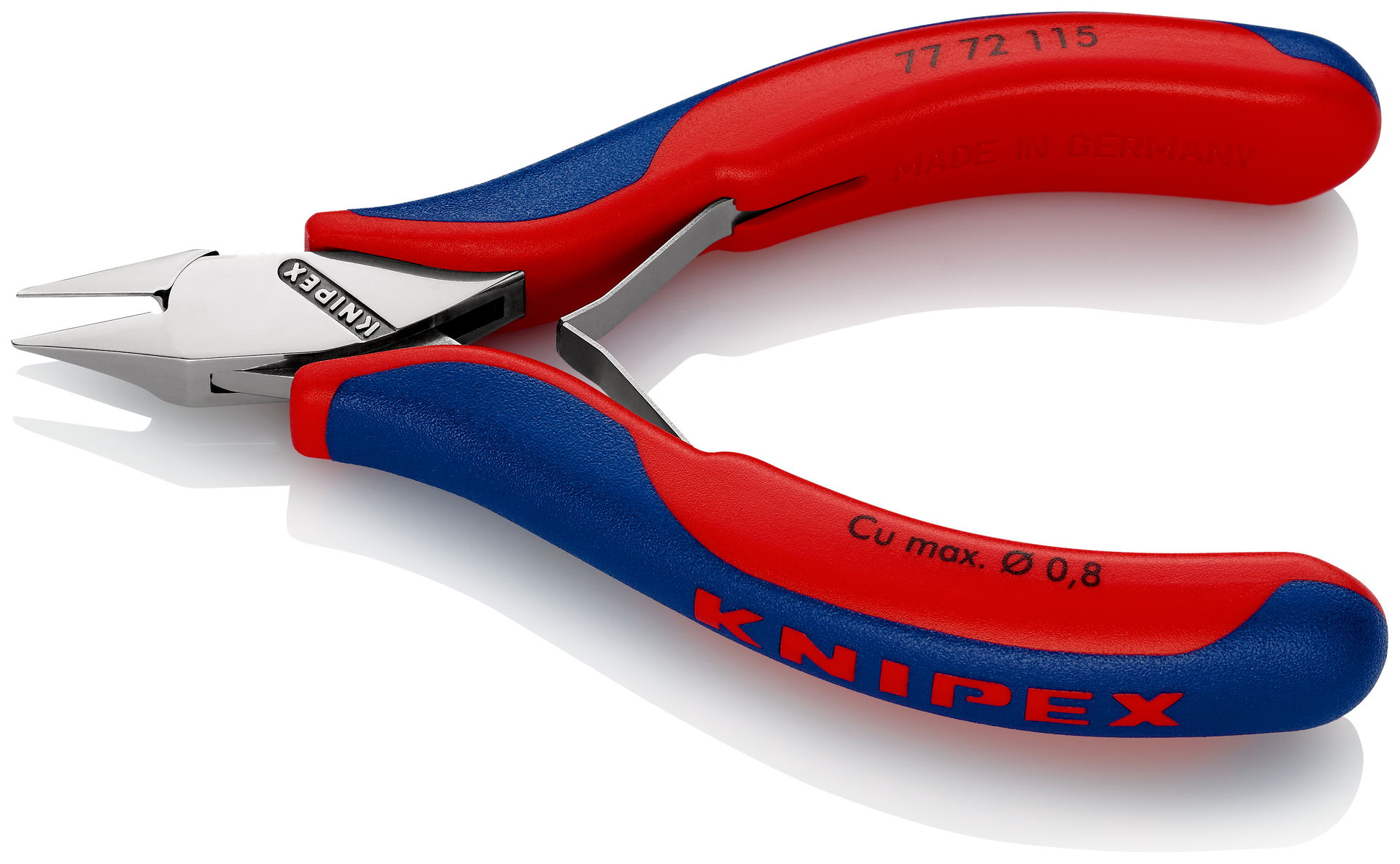 KNIPEX 77 72 115 SB Electronics Diagonal Cutter with box joint with multi-component handles 115 mm – Image 2 of 3