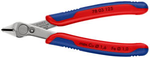 KNIPEX 78 03 125 Electronic Super Knips® with multi-component grips 125 mm