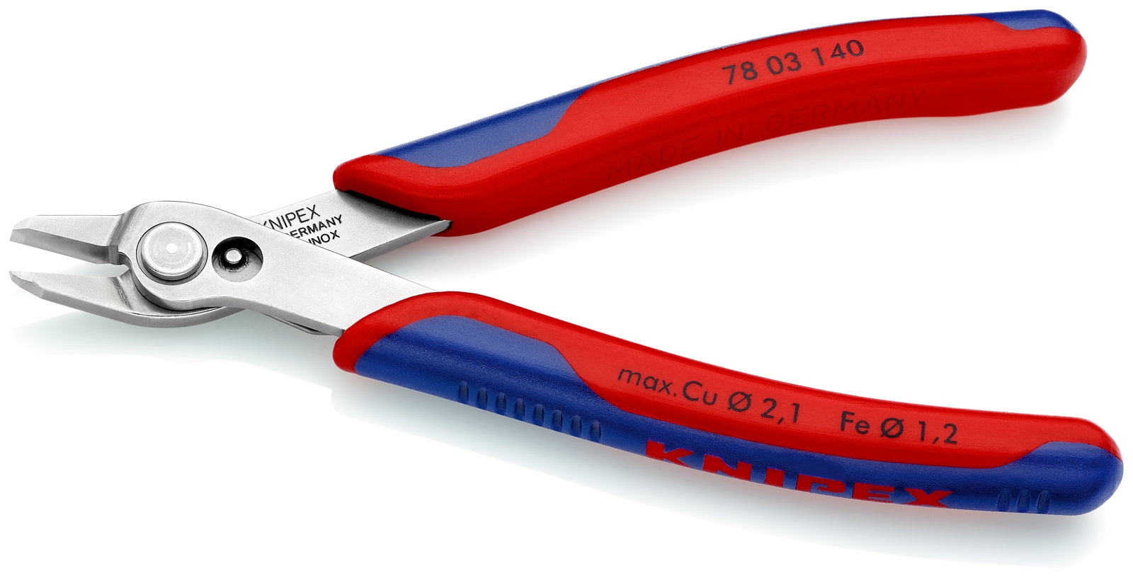 KNIPEX 78 03 140 Electronic Super Knips® XL with multi-component handles 140 mm – Image 2 of 6